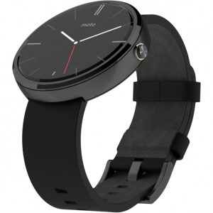 Motorola Moto 360 Black Leather