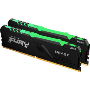 Kingston FURY Beast RGB 16GB DDR4 2666MHz CL16 Dual Channel Kit