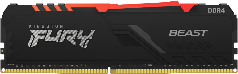 Memorie Kingston FURY Beast RGB 16GB DDR4 3200MHz CL16