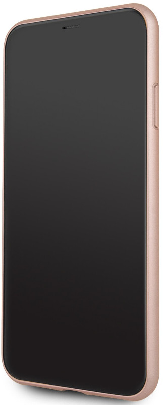 Guess Protectie pentru spate Leather Rose-Gold pentru iPhone 11 Pro Max