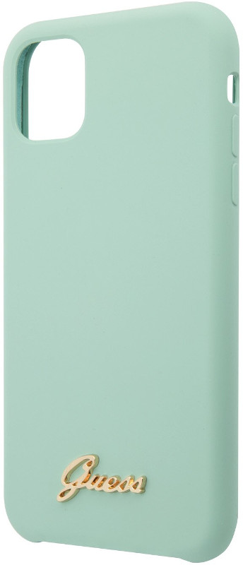 Guess Protectie pentru spate Silicon Green Vintage pentru iPhone 11 Pro