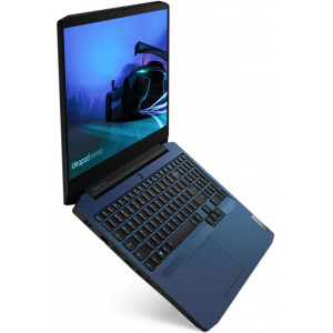 Lenovo Gaming 15.6'' IdeaPad 3 15ARH05, FHD IPS, Procesor AMD Ryzen™ 7 4800H, 8GB DDR4, 256GB SSD, GeForce GTX 1650 Ti 4GB, Free DOS, Chameleon Blue