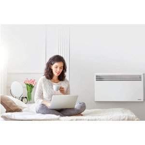Tesy Convector de perete LivEco Cloud, 2500W, control prin internet, aplicatie myTesy, functie AIRSAFE, CN 051 250 EI CLOUD AS W