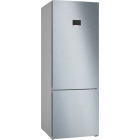 Combina frigorifica Bosch KGN56XLEB, 508 L, No Frost, PerfectFit, Iluminare LED, Clasa E, 193 cm, Inox