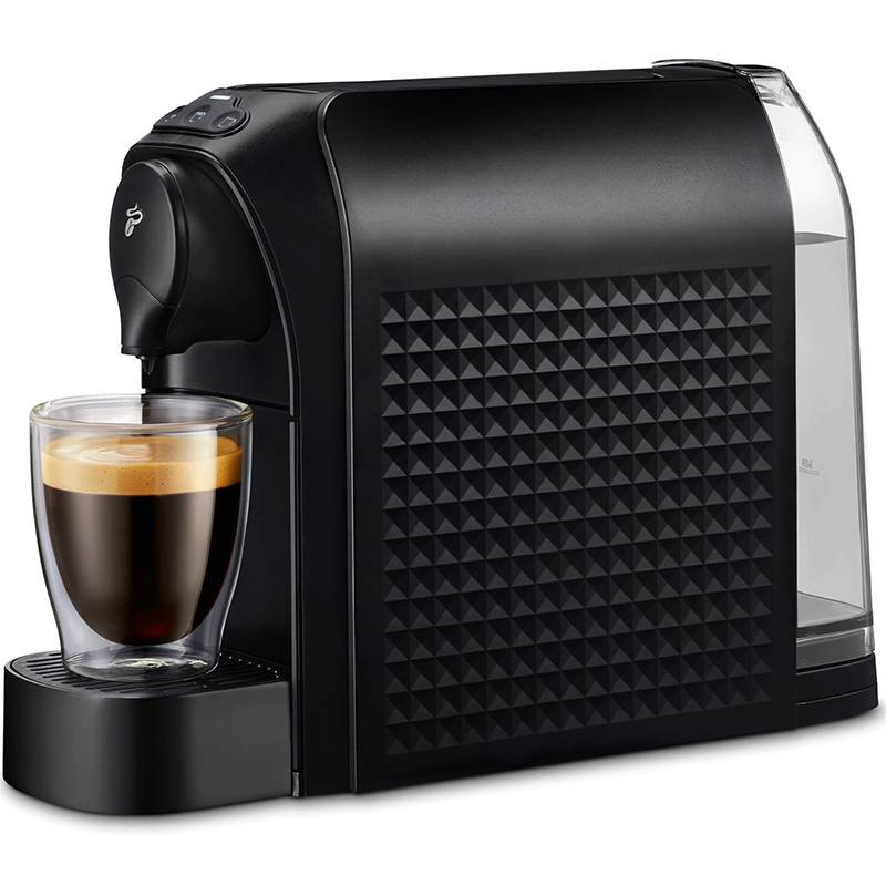 Espressor de cafea Tchibo  Cafissimo easy Diamond Black, 1250 W, 3 presiuni, 650 ml, Espresso, Caffe Crema, sertar capsule, Negru, 0.650L