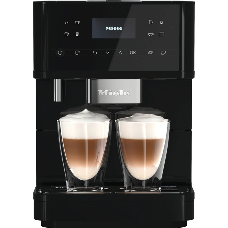 Espressor de cafea Miele automat CM 6160 MilkPerfection Black, 15 bar, WiFiConnect, OneTouch for Two, AromaticSystem, Negru, 1500W, 1.8L