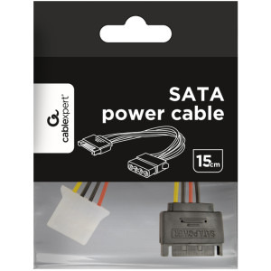 Gembird SATA Male - 4-pin Molex Female, 0.15m