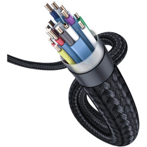 Baseus Enjoyment, HDMI Male - HDMI Male, v2.0, 3m, negru-gri