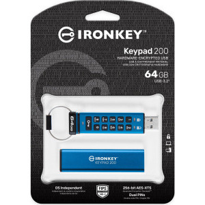 Kingston Ironkey Keypad 200 64GB USB 3.2