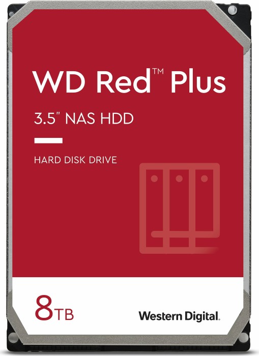 Hard disk WD Red Plus 8TB SATA-III 7200RPM 256MB