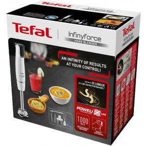 Tefal Mixer vertical InfinyForce HB944138, 1000W, 0.8L, Alb