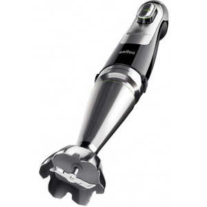 Braun Mixer vertical MQ9138XI, 1200W, 0.5 L||0.6L, Negru/Argintiu