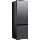 Combina frigorifica NobelTek NRD-268ESS, 268 L, Clasa E, Control mecanic, 175 cm, Argintiu
