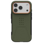 UAG Capac Protectie Spate Civilian Magsafe Olive/Orange pentru iPhone 17 Pro / 18 Pro