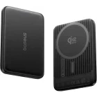 Baterie externa Baseus PicoGo Air AM71 Magnetic, 10000 mAh, 1x USB-C, 30 W, Qi2.2, Black + Cablu USB-C