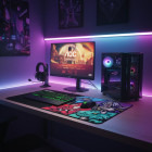 Gaming ZMEU Battle Pack Intel Arc B570 10GB (include PC Gaming, Monitor Gaming, Mouse, Tastatura, Casti, Mouse pad)