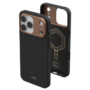 UAG Capac Protectie Spate Fibr Armr Magsafe Kevlar Graphite/Bronze pentru iPhone 17 Pro / 18 Pro