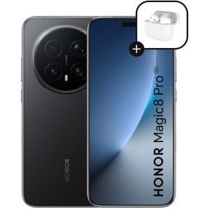 Honor Magic 8 Pro, 512GB, 12GB RAM, Dual SIM, 5G, 4-Camere, Black + Casti Honor Choice Earbuds X7e Active incluse
