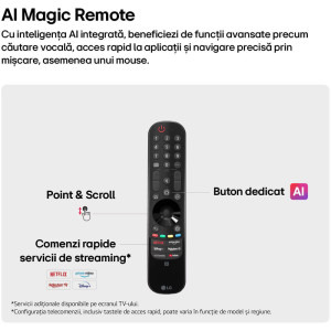 LG Smart TV QNED MiniLED 55QNED8EB3B Seria QNED8E evo AI 139cm 4K UHD HDR