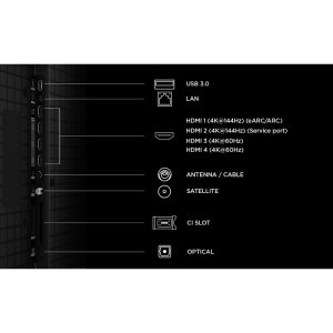 TCL Smart TV QD-MiniLED 85P8L Seria P8L 214cm 4K UHD HDR