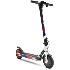 Aprilia Trotineta electrica E-SRZ, Putere 350 W, Autonomie 20 km, Viteza max 25 km/h, Greutate max 100 kg, Roti 8.5 inch, Alb