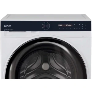 Candy BS 49SB8-S, Slim, 9 kg, 1400 RPM, Clasa A, Inverter, Clean Shield, ProActive Eco Wash, hOn, Alb