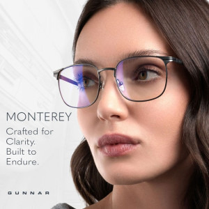 Gunnar Monterey Clear Gunmetal