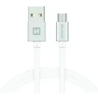 Cablu de date / adaptor Swissten USB Male la microUSB Male, 2 m, White
