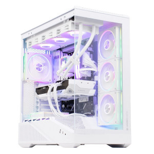 PC Gaming GREUCEANU Ultra Streaming Edition Alb, Intel Core Ultra 7 265KF 3.9GHz, 32GB DDDR5, 2TB SSD, RTX 5070 Ti 16GB GDDR7, Iluminare RGB