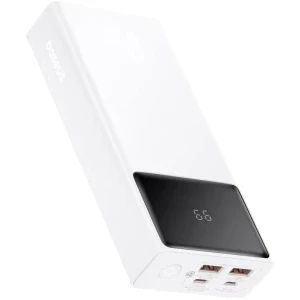 Baseus Star-Lord Digital, 20000 mAh, 2x USB, 1x USB-C, 65 W, Display, White