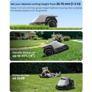 eufy Robot de tuns iarba cu acumulator E18