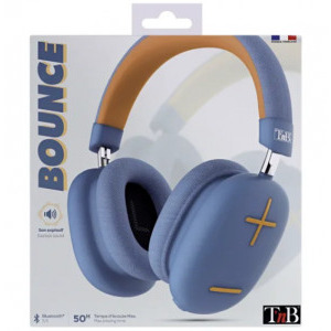 TnB Over-Ear, Bounce Wireless Bluetooth, Blue/Orange