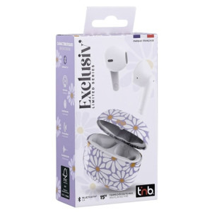 TnB In-Ear, XCLUSIV' TWS FLOWER - White/Purple