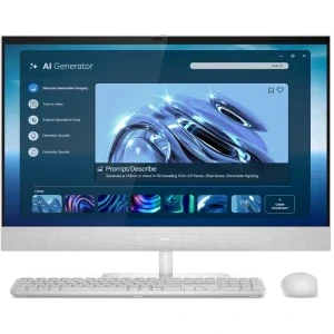 DELL 27 AIO, 27 inch FHD, Intel Ultra 5 322 2.5GHz, 16GB DDR5, 512GB SSD, Intel Graphics, Camera Web, Windows 11 Pro