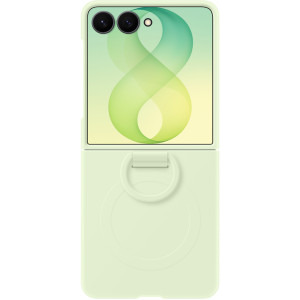 Samsung Protectie pentru spate Silicone Ring Magnet Mint pentru Galaxy Z Flip 8