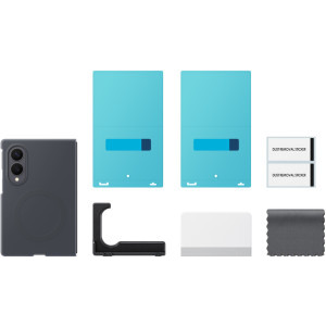 Samsung Protectie pentru spate Silicone Magnet Graphite pentru Galaxy Z Fold 8