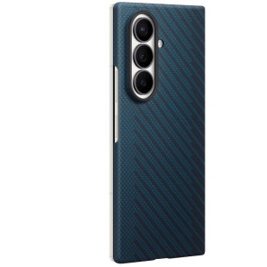 Samsung Protectie pentru spate Carbon Magnet Blue Navy pentru Galaxy Z Fold 8 Ultra