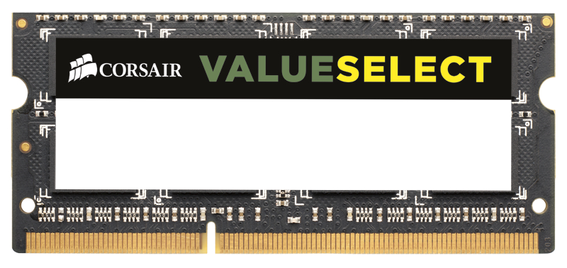 Memorie notebook Corsair ValueSelect, 4GB, DDR3, 1600MHz, CL11, 1.5v