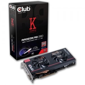 Club 3D Radeon R9 280 royalKing 3GB GDDR5 384-bit