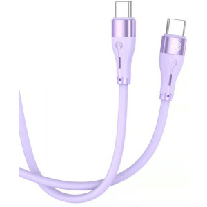 Tellur USB-C Male la USB-C, 1 m, Purple, amperaj maxim suportat 3A