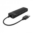 Hub USB Orico FL02 USB 2.0 negru