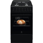 Aragaz Electrolux LKK520002K, 4 arzatoare, Grill, Aprindere electrica, 50 cm, Negru