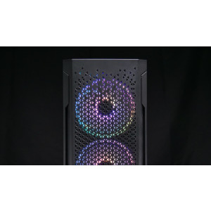 Gaming Zmeu, Intel i3 12100F 3.3GHz, 16GB DDR4, 500GB SSD, RTX 3050 8GB GDDR6, Iluminare RGB