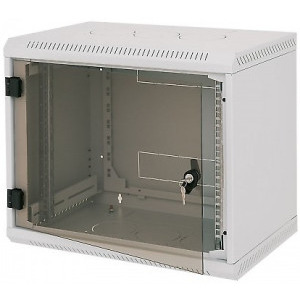 TRITON RBA-15-AS4-CAX-A1 15U, Wall mount, 400 mm, Glass door, Panouri laterale fixe, Gri