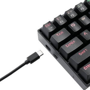 Redragon Deimos Black RGB Blue Switch Mecanica