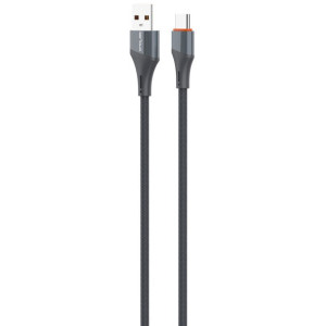 Cablu periferice Serioux USB tip A Male la USB-C Male, 2 m, Gri