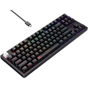 Havit KB892L Rainbow Blue Switch Mecanica Black