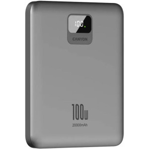 Canyon PB-2008 20000 mAh, 2x USB, 2x USB-C, Power Delivery 100W, posibilitate incarcare laptop