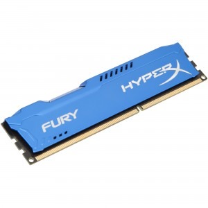 HyperX Fury Blue 4GB DDR3 1600 MHz CL10