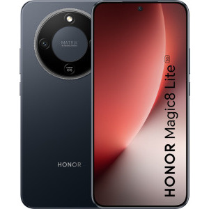 Honor Magic8 Lite, 256GB, 8GB RAM, Dual SIM, 5G, Tri-Camera, Midnight Black + casti Honor Choice Earbuds X7e Active